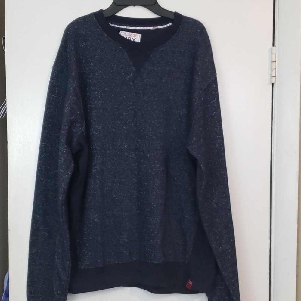 MBX Denim wear speckled blue Sweatshirt Navy blue